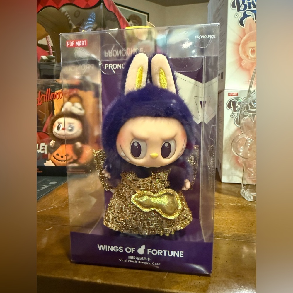 Pop Mart Labubu x Pronounce Wings of Fortune Vinyl Plush